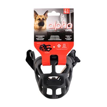 Muselière Alpha Zeus pour chien, grandeur 4, grande Fashion