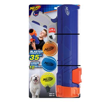 Nerf Dog Fusil pour balles de tennis petit, avec paquet de 3 balles Online Sale