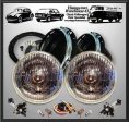 Ford Escort Mk2 Classic Domed 7  Sealed Beam Halogen Conversion Headlight Kit Online