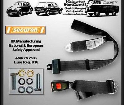 Ford Transit Mk1 60-190 A Series 2 Point Adjustable Centre Middle Seat Lap Belt Hot on Sale