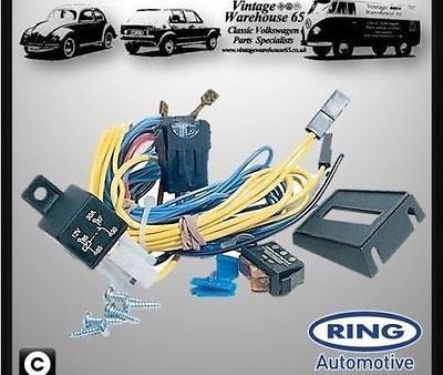 VW Santana 1.8 Saloon 32B 1981-1984  Fog Lamp Spot Light 12v Wiring Kit Sale