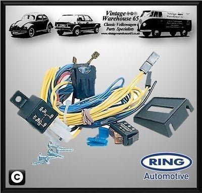 VW Santana 1.8 Saloon 32B 1981-1984  Fog Lamp Spot Light 12v Wiring Kit Sale