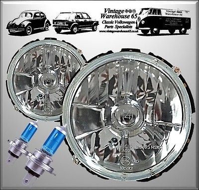 Volkswagen Golf Mk1 1300 Crystal 50% Brighter Xenon Halogen Upgrade Headlights Cheap