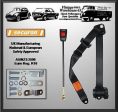 Ford Transit Triton 1986> Front Automatic Inertia Retractable Seat Belt Kit Cheap