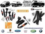 Vauhall Viva HB Saloon & Estate Front & Rear Full 3 Point Seat Belt Set Black Hot on Sale