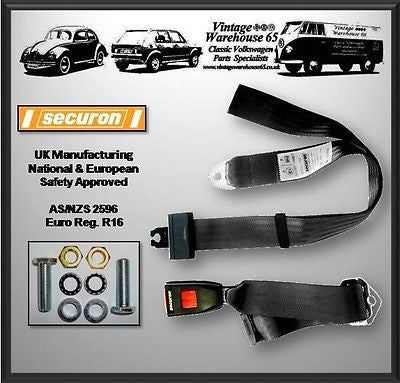 Volkswagen Transporter T4 Van Caravelle Rear 2 Point Static Lap Belt Kit Online Hot Sale