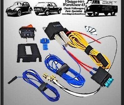 Vw Camper T1 T2 T3 T4 T5 Spot Light Fog Light Wiring Kit With Relay Discount