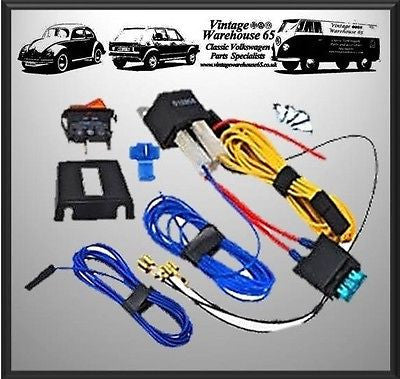 Vw Camper T1 T2 T3 T4 T5 Spot Light Fog Light Wiring Kit With Relay Discount