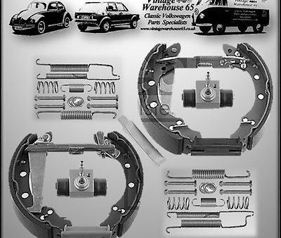 Vw Golf Mk1 Febi Germany Pro 40mm Brake Shoe & Wheel Cylinder Restoration Kit Supply