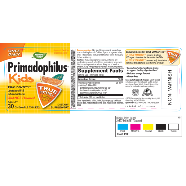 Primadophilus Kids Orange Flavor30chew Online Hot Sale