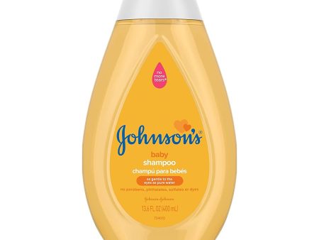 Johnson s Baby Tear Free Shampoo, No Parabens Phthalates Sulfates Dyes, Fresh, 13.6 Fl Oz - 38137117730 Supply