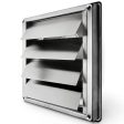 calimaero VKE 4  Inch Dryer Vent Cover Outdoor Stainless Steel Grille Dryer Vent Exterior Wall Vent Moving Flaps Online now