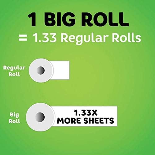 Bounty Select-A-Size Paper Towels, White, Big Rolls, 74 Sheets Per Roll -  Clean up messes and absorb liquids quickly with a strong hold as you clean, Bounty Paper Towel makes it easy to tear off the right amount for the job - 03700065517 Supply