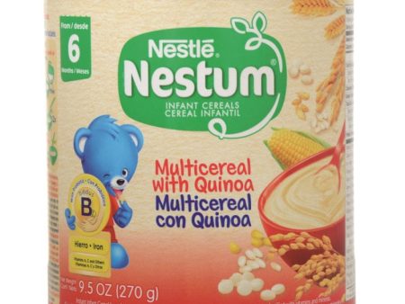 Nestle Nestum Infant Cereals Multicereal With Quinoa 9.5oz - Designed for babies 6 months and older, it is formulated with quinoa, a healthy grain that is high in protein - 7613033149986 Online