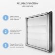 calimaero VKE 4  Inch Dryer Vent Cover Outdoor Stainless Steel Grille Dryer Vent Exterior Wall Vent Moving Flaps Online now