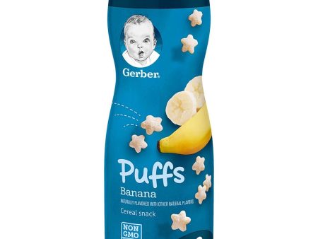 Gerber Cereal Puffs Banana 42G - 01500004521 Hot on Sale