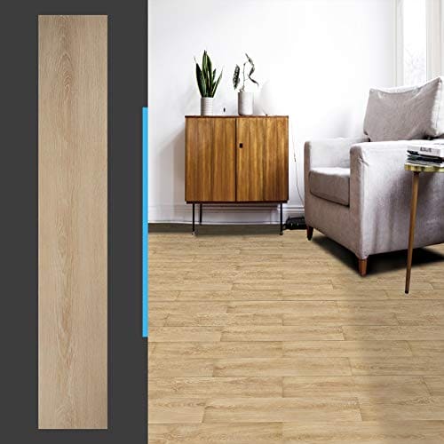 Art3d Peel and Stick Floor Tile Vinyl Wood Plank 36-Pack 54 Sq.Ft, Aspen Yellow, Rigid Surface Hard Core Easy DIY Self-Adhesive Flooring Online