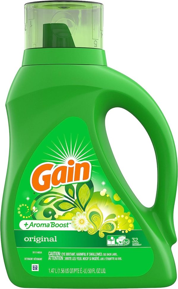 Gain Island Fresh Liquid Laundry Detergent 46oz - Take your laundry experience to the next level when you use Gain Laundry Detergent for all your washes, this amazing clean soft floral fragrant gives a scent that lasts - 03700076954 on Sale