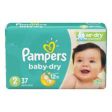 Pampers Baby-Dry, Diapers, Size 1, 44 Count - 03700086208 Fashion