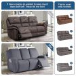 TAOCOCO Recliner Sofa Slipcover, 3 Pieces Polyester Fabric Stretch Sofa Covers for 3 Seat Reclining Couch, Soft Washable Furniture Protector with Pockets (3 Seat, Light Gray) For Discount