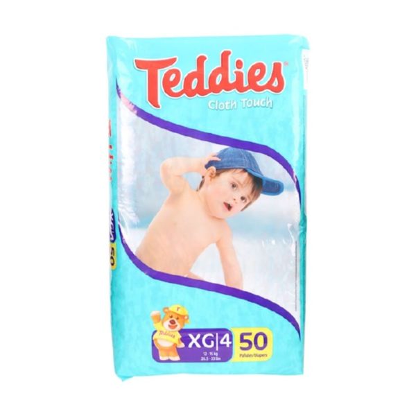 Teddies Cloth Touch Diapers XL4 50ct - 7441008171898 Online Sale