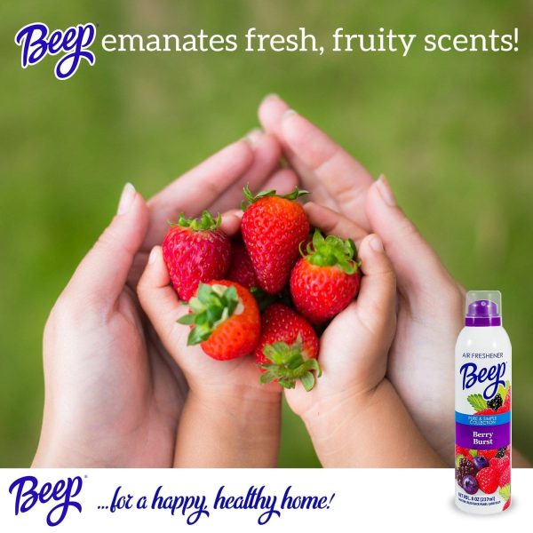 Beep Air Freshener Berry Burst 8oz - 08143335526 Supply