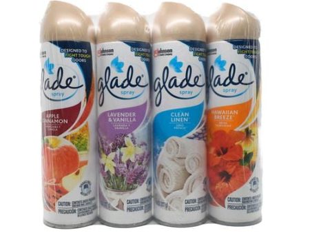 Glade Air Fresheners with Assorted and Long Lasting Fragrances 4 Units   236 ml- 457135 Supply