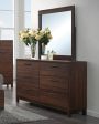 Edmonton 6-Drawer Dresser Rustic Tobacco - 204353 Online Sale