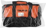 Truper Wide Mouth Tool Bag and Organizer for Home, Workshop, or Job Site, Non-slip Bottom with Pockets, Padded Handle, Adjustable Shoulder Strap 17103 For Cheap