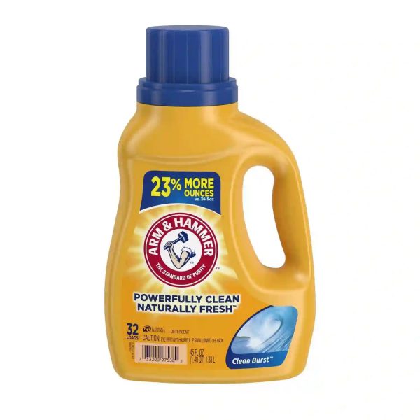 Arm & Hammer Liquid Detergent Clean Burst (45oz)-03320097538 Supply