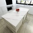 YENHOME 30x118 Inch White Marble Contact Paper for Countertops Waterproof Self Adhesive Marble Wallpaper Marble Contact Paper Peel and Stick Countertops Wrap for Kitchen Counter Glossy Marble Paper Sale