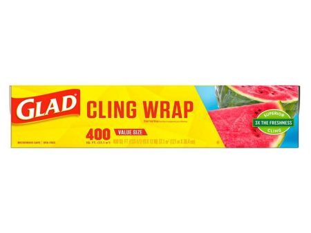 Glad Cling Wrap 400ft - 01258770257 For Discount