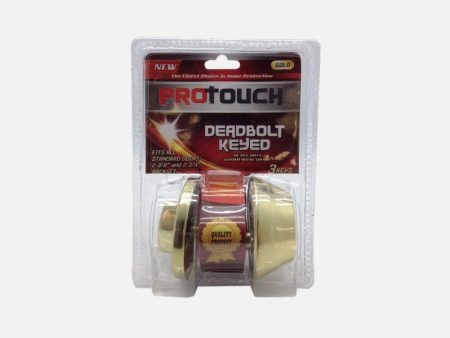 PROTOUCH Deadbolt Lock Keyed Outside For Home, Office, Front Entrance Doors CH82193 on Sale