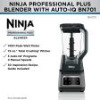 Ninja Professional Plus Blender with Auto-iQ - Prepare smoothies, slushies and juices for your  family. The 72 oz Total Crushing pitcher is great for making delicious large juices for the whole family with preset programs that do the work for you - 444894 Discount