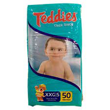 Teddies Cloth Touch Diapers XL4 50ct - 7441008171898 Online Sale