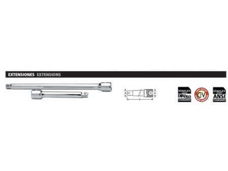 Stanley 10-inch 3 8-inch drive, durable socket extension bar - 17800 Online