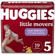 Huggies Little Movers S5 (19 diapers) - 3600049680 Fashion