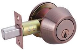 RAIDER Deadbolt Door Knob Lockset D101 Antique Copper (AC) for Office or Front Door Cheap