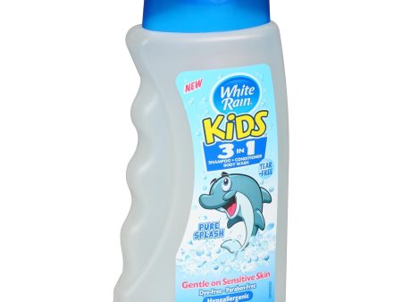 White Rain Kids Pure Splash 3 In Allergenic Shampoo Conditioner Body Wash, Multi, 12 Fl Oz - 80921900089 Hot on Sale