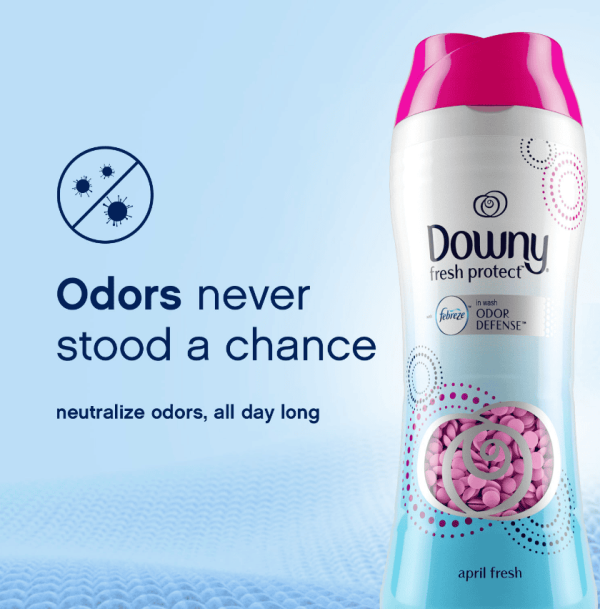 Downy Fresh Protect April Fresh Scent Booster Beads 5.5oz -Keeps you smelling great all over. Motion-activated fresheners neutralize bad odors with with a fresh scent as as you move through your day - 03077205856 For Cheap