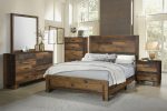 Sidney Eastern King Panel Bed Rustic Pine - 223141KE Cheap