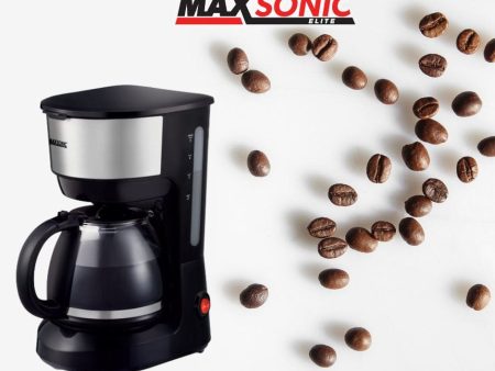 MAXSONIC ELITE COFFEE MAKER BLACK 5 CUP - MXSNEK19 Online Sale