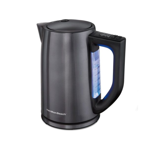 HAMILTON BEACH 41027 1.7L KETTLE BLACK STAINLESS - HMTNBK17 Supply