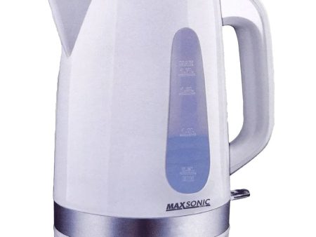 MAXSONIC ELITE KETTLE 1.7L WHITE ELECTRIC - MXSNEK20 Discount